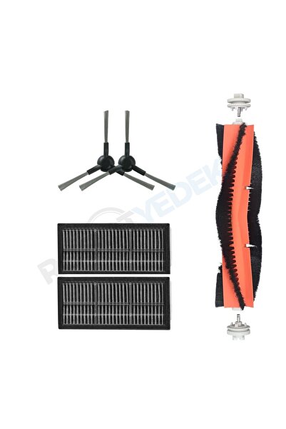 robotyedek Σετ φίλτρων Hepa με βούρτσα χωρίς σφουγγάρισμα συμβατό με Dreame X30 Ultra-5 τεμάχια