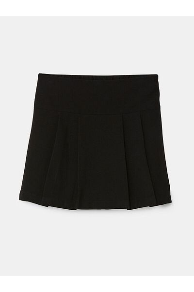 LC Waikiki Lcwk Πλισέ κοριτσίστικη κοντή φούστα με ελαστική μέση