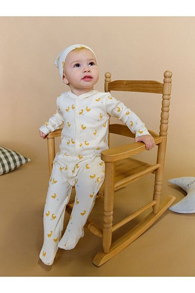 LC Waikiki Lcwk Krankenhaus-Entlassungsset für Babys mit Rundhalsausschnitt