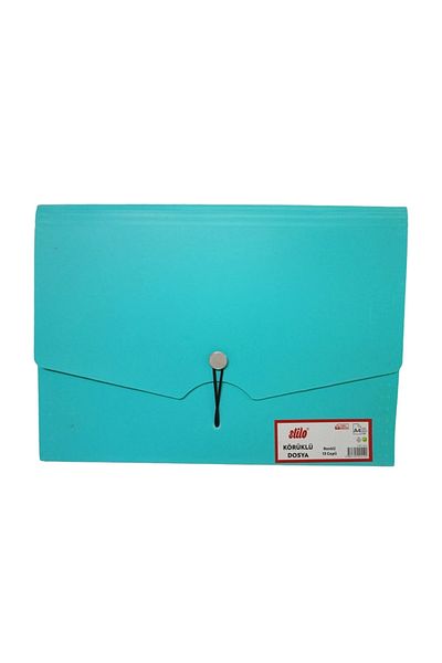 Stilo Mint Green Stilo 13 Compartment Bellows File