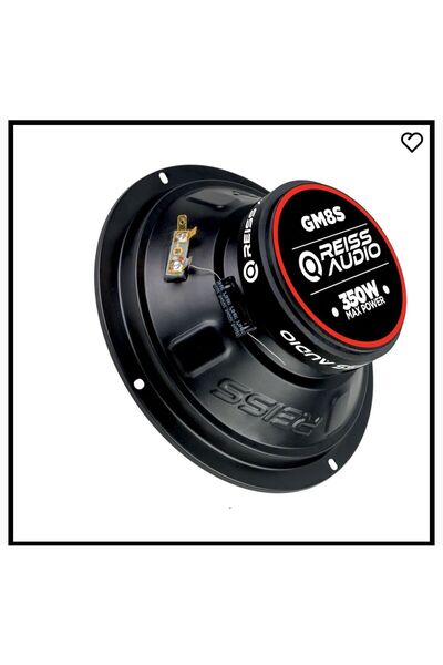 Reiss Audio 20 Cm Midrange Çifti 700 Wat 300 Rms Profosyonel Seri Rs-gm8s