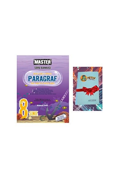 Okyanus Yayınları 8. Sınıf Master PARAGRAF Soru Bankası ( NOT DEFTERİ HEDİYE) 1-
