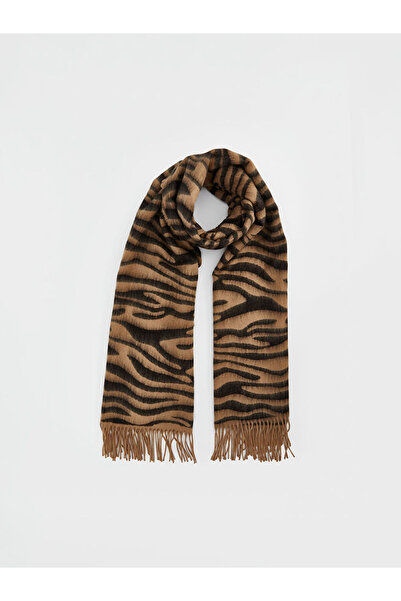 LC Waikiki Eșarfă de damă cu ciucuri cu model - W4FN53Z8