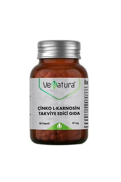 VeNatura Zinc L-Carnosine 67Mg 60 Capsules