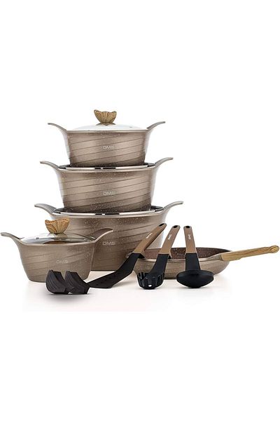 DMS GERMANY COOKWARE 16 PICESE GRANIT