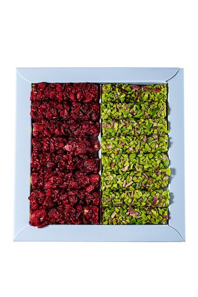 Birsalkım Turkish Delight with Pistachio Pudding and Zeriş Grape Pudding 200 Grams (Glucose Free)