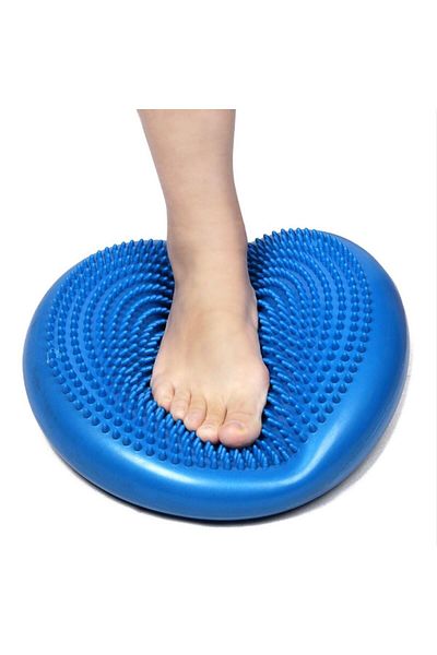 MİYANG Miyang Dikenli Havalı Denge Pernă Albastră, Pătură de echilibru zimțată 35 Cm