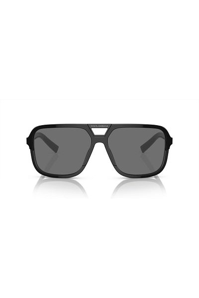 Dolce&Gabbana Dolce & Gabbana Man Square Sunglasses- Dg 4354 - Lense Size:61mm - Black