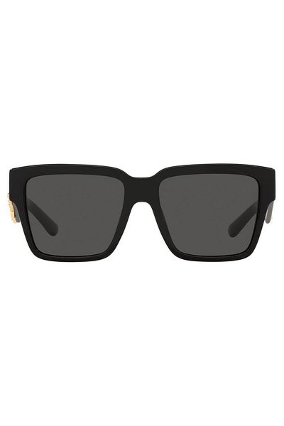 Dolce&Gabbana نظارة شمسية دولتشي آند غابانا مربعة للنساء - Dg 4436 - مقاس العدسة: 55 مم - أسود
