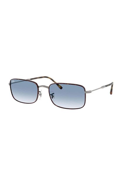 Ray-Ban Ray Ban Unisex Rectangle Sunglasses- Rb 3746 - Lense Size:56mm - Black On Arista