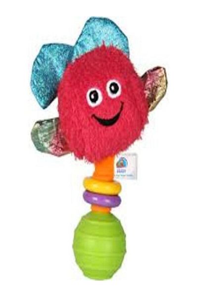 Sozzy Red Color Plush Dolphin with Rattles