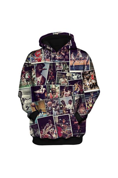 usateamfans Air Jordan 3D Oversize Hoodie