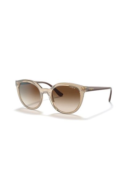 Vogue Woman Oval Sunglasses- Vo 5427s - Lense Size:50mm - Transparent Brown