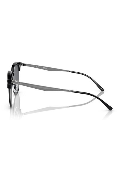 Ray-Ban Ray Ban Unisex Square Sunglasses- Rb 4418d - Lense Size:56mm - Black On Black