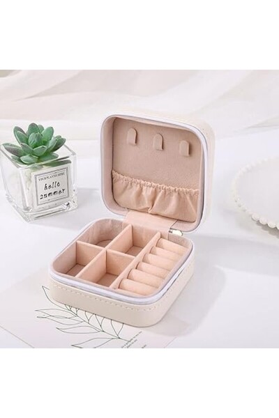Store Portable Jewelry Box with Compartments