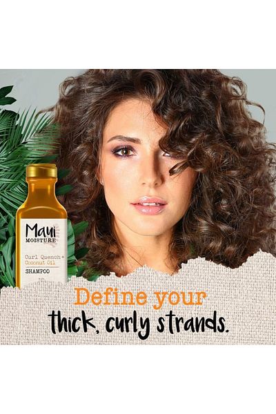 Maui Moisture Curl Quench Coconut Oil Shampoo 13 oz
