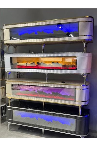 Home ERVA ŞÖMİNELİ BLUETOOTH'LU TV SEHPASI