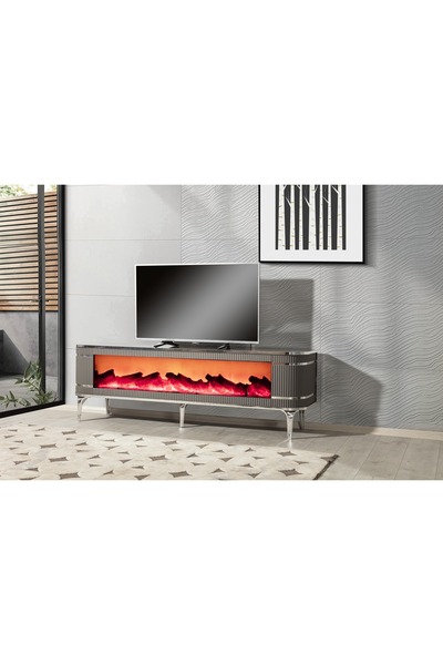 Home ERVA ŞÖMİNELİ BLUETOOTH'LU TV SEHPASI