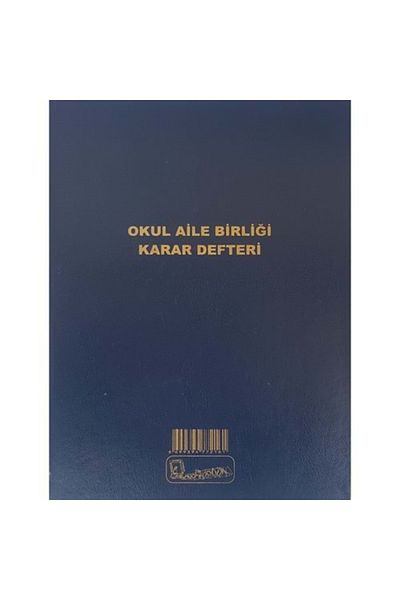 Kocaoluk Hardcover Decision Book Cover for School and Family Union
