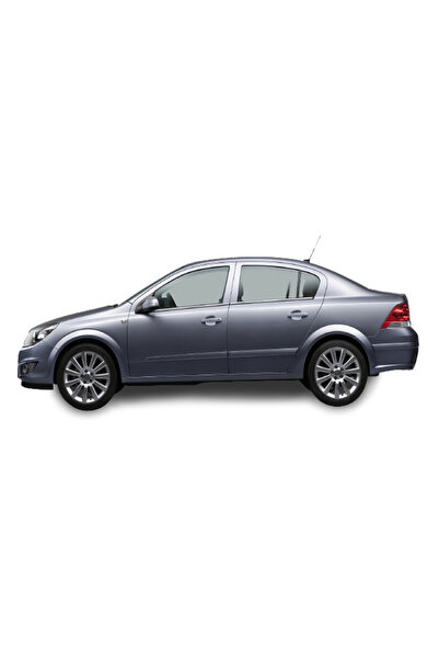 BLUEOTO Opel Astra H Kasa Sedan (2004-2012 ) Paslanmaz Krom Cam Çıtası 4 Parça