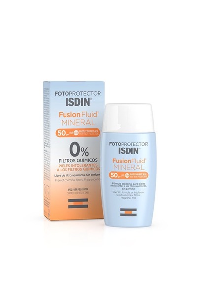 ISDIN فوتوبروتيكتور فيوجن فلويد مينيرال بعامل حماية من الشمس 50، 50 مل