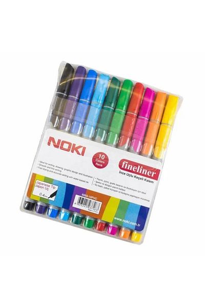 Noki Fineliner 10 Piece Felted Pen 0.4 Nib