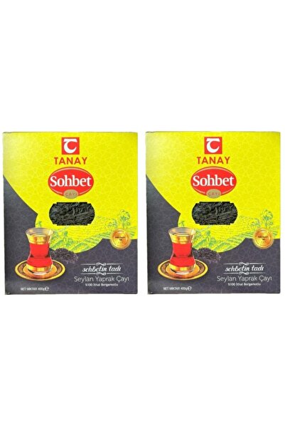 Tanay 400 g X 2 Pcs Chat Imported Ceylon Leaf Tea with Bergamot