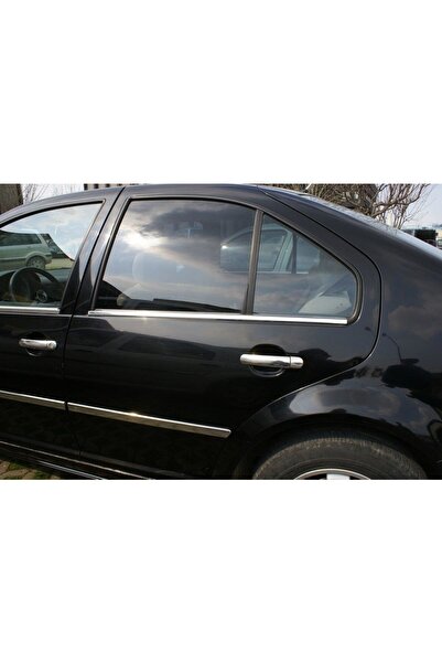 Kml34tuning55 Vw Bora Kasa (1998-2004 )Uyumlu  Paslanmaz Krom Cam Çıtası 4 Parça