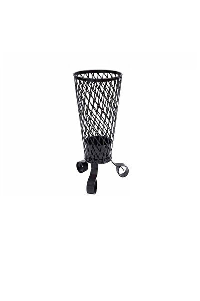 Bahat Ferforjeli Metal Siyah Şemsiyelik 21*50 cm