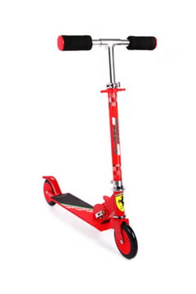 Ferrari 2 Wheel Scooter Red Color - Adjustable Height