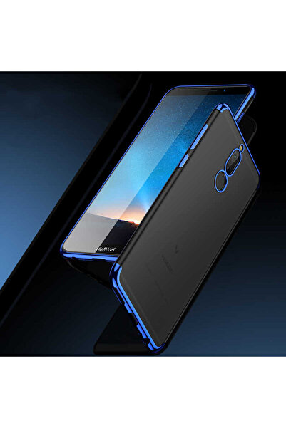 Cepustik Telefon Aksesuarları Huawei Mate 10 Lite Kılıf Dört Köşeli Lazer Sil...