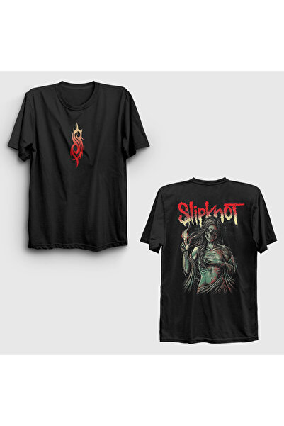 Presmono Unisex crni Burn Me Away metalni Slipknot ranac Štampano T-shirt 516...