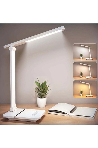 Primo Plus LED Desk Lamp With Wireless Charger And USB Charging Port