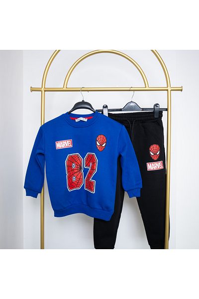 BookOrBook Spiderman 3 Thread Raster Premium Quality Kids Tracksuit Set