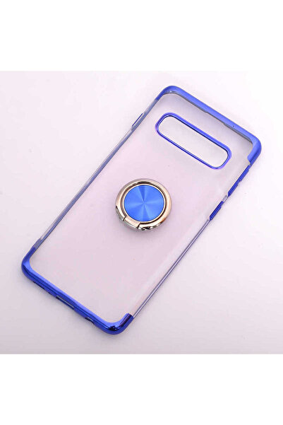 zore Galaxy S10E Kılıf Gess Kenarları Renkli Yüzük Aparatlı Kılıf