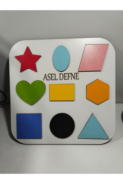 mrchediyesepeti Child Development Shapes Make-A-Mess Puzzle Game Good Quality