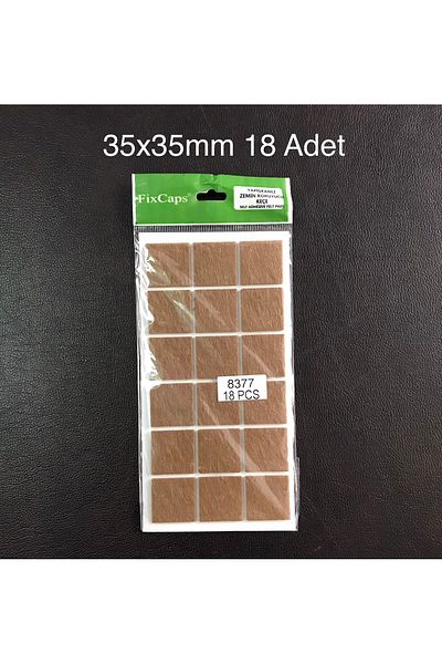 BGA Fixcaps Adhesive Floor Protective Felt 35X35Mm 18 Pcs