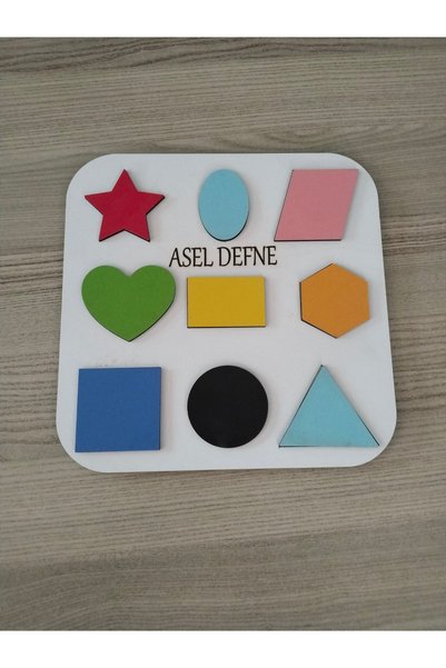 mrchediyesepeti Child Development Shapes Make-A-Mess Puzzle Game Good Quality