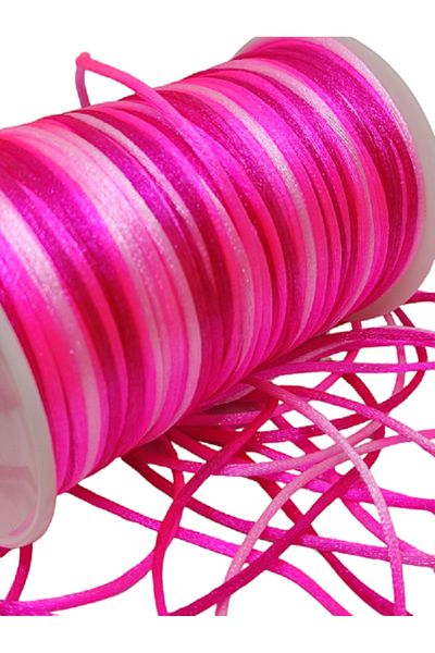 PARACORD Rainbow Color Floş Ip Rat Tail - Rainbow 2 mm