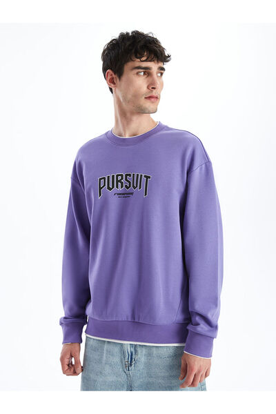 LC Waikiki Ανδρικό φούτερ με μακρυμάνικη λαιμόκοψη