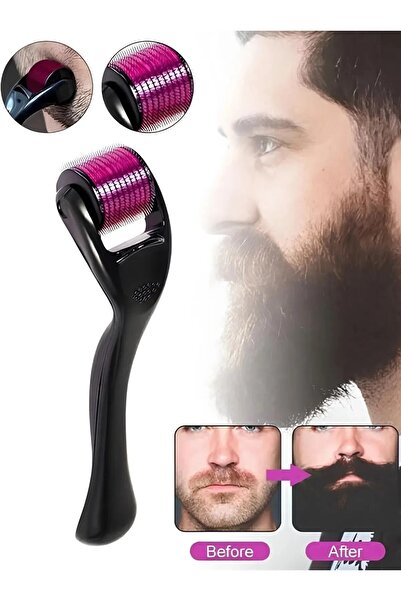 poswicon 0.5 مللي متر التيتانيوم تلميح ديرما رولر الأسود الأسطوانة إبرة مدلك ...