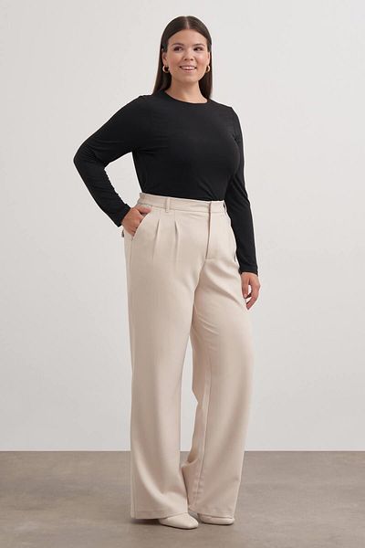 MYLİNE Pleated Pocket Trousers