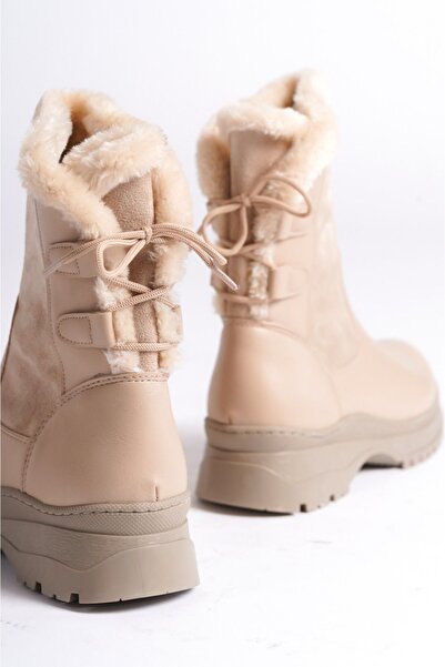 Akçetin Moda Γυναικείες μπότες με επένδυση από γούνα