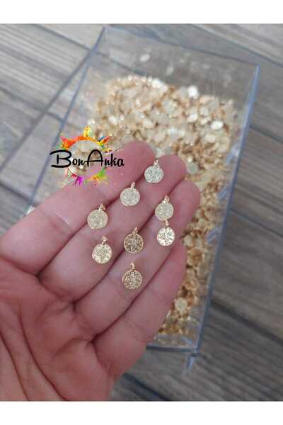 Bonanka (10 adet) Tek Kulplu Döküm Tuğra, Tespih Püskül Ucu, Takı Malzemesi, ...