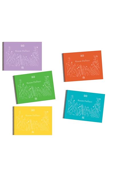 Gıpta Eco Pp Cover Spiral Picture Notebook 25x35 25 Yp