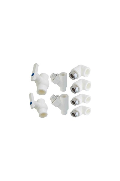 Genel Markalar Geylani Dirsekli Kombi Bağlantı Montaj Seti 8 Li