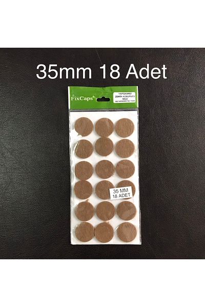 BGA Fixcaps Adhesive Floor Protective Felt 35mm 18 Pcs
