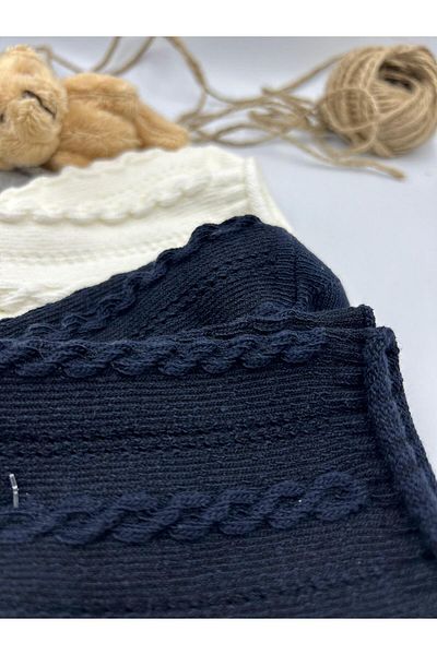 Lumiera Knitted Model 3 Pieces Cotton Socks