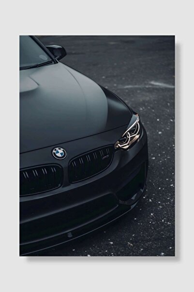 Mudi Store BMW M3 headlight Araba Poster Çerçevesiz Yüksek Kalite Araba Afiş ...