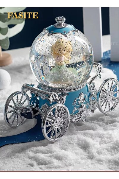 Happystore Deniz kızı fgürlü fayton modelli ışıklı püskürtmeli  müzikli pırıl...